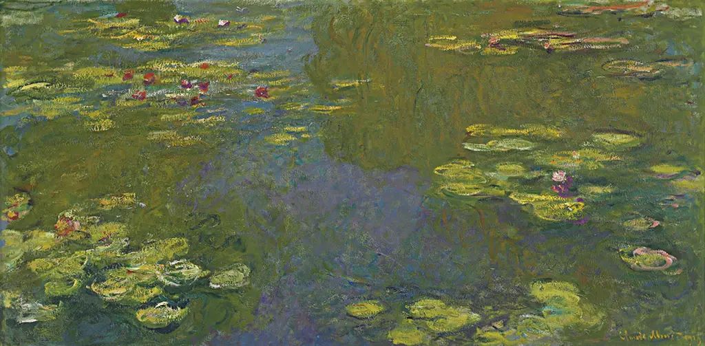 Le Bassin aux Nymphéas in Detail Claude Monet